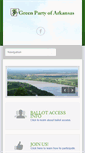 Mobile Screenshot of greenpartyofarkansas.org